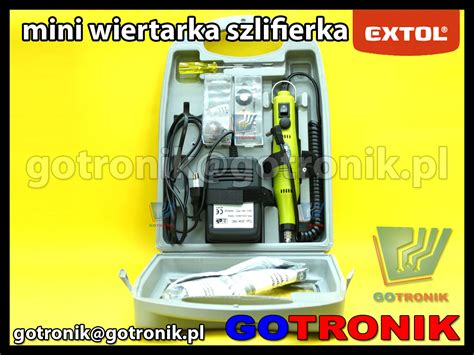 Mini Wiertarka Szlifierka Prosta Z Transformatorem Extol