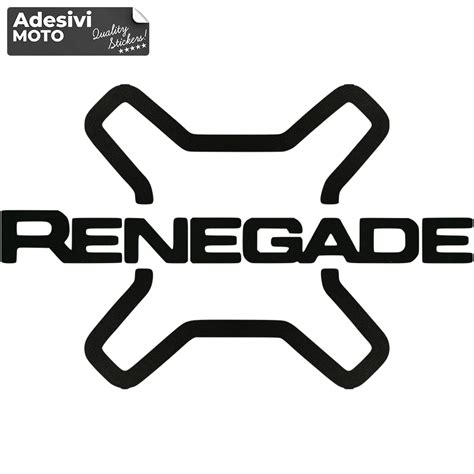 Renegade Logo Sticker Bonnet Doors Sides Adesivi Moto