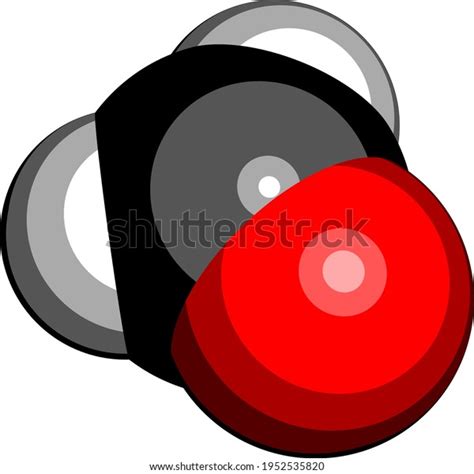 Formaldehyde Methanal Molecule Important Indoor Pollutant Stock Vector Royalty Free 1952535820