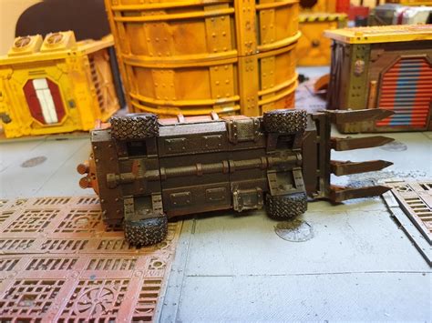 Post Apocalyptic Tanker Model Warhammer K Necromunda Infinity Ebay