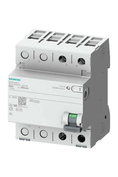 Siemens 5SV3324 4 Siquence 40A 30mA B Tipi Kaçak Akım Koruma Rölesi