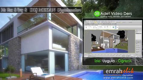 Ds Max Vray D Mekan E Itim Seti Ve Photoshop Ger Ek I Renderlar