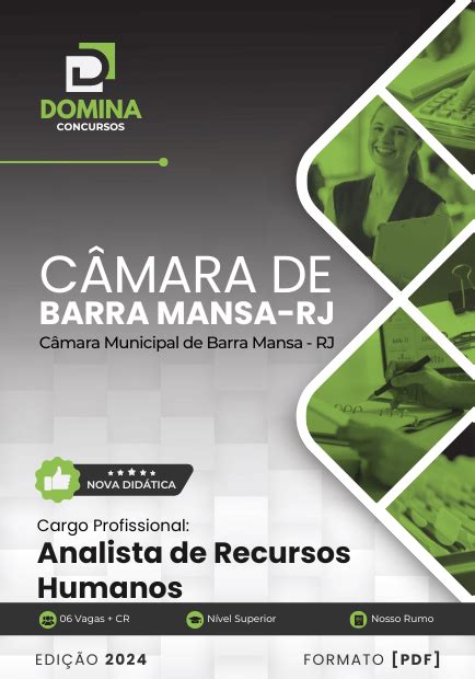 Apostila Analista Recursos Humanos Câmara Barra Mansa 2024