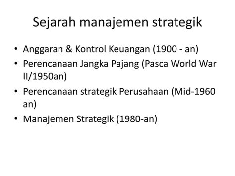 Manajemen Strategi Sektor Publik Ppt