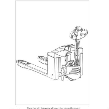 Heli Electric Pallet Truck Cbd Parts Manual En Zh