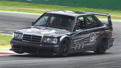 Mercedes 190e 2 5 16 Evolution Ii W Dtm Mods Accelerations And Fly Bys On Track Youtube