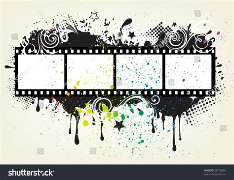 Design Element For Movie Theme Stock Vector 58708588 Shutterstock