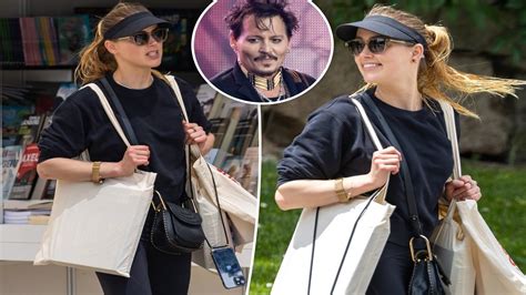 Amber Heard Beams In New Home Madrid As Ex Johnny Depp Cancels Tour Over Injury Youtube