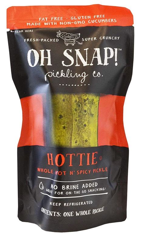 Oh Snap Pickling Co Hottie Whole Hot N Spicy Pickle 6