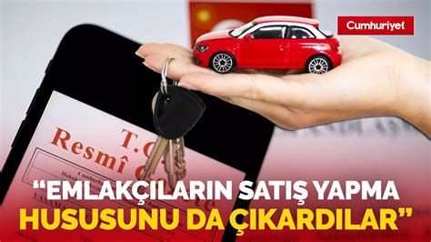 İkinci el araç ve gayrimenkul satışındaki yeni düzenlemede merak