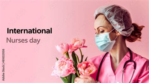 International nurses day, Illustration of nurses characters wearing ...