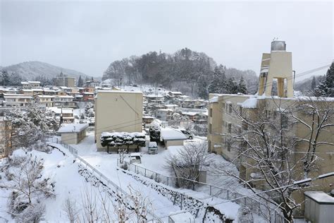 View of the city takayama in Japan in the snow 10448553 Stock Photo at ...