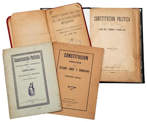 Sold Price Constituciones Federales Y Estatales Mexicanas A Constitución Política De Los