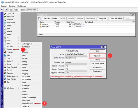 MikroTik: Upgrade RouterOS & RouterBOARD Firmware - ShellHacks