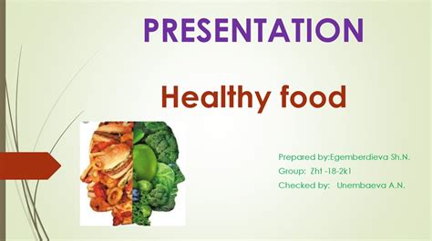 Healthy Food Online Presentation