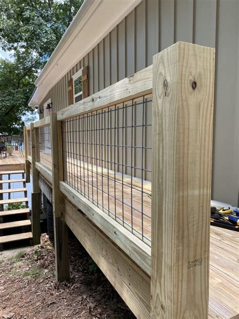 Diy Hog Wire Deck Railing Artofit