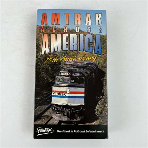 Amtrak Across America Th Anniversary Vhs Video Tape Ebay