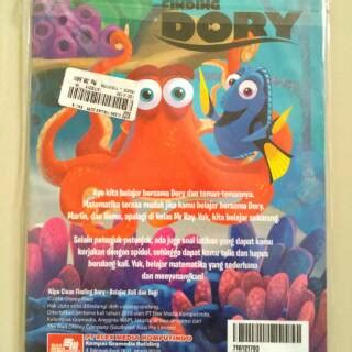 Jual Buku Aktivitas Berhitung Anak Disney Pixar Finding Dory Wipe Clean