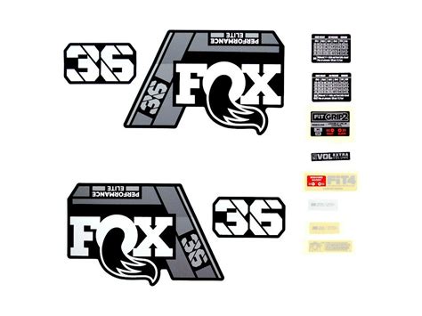 Fox Sticker 2021 Decal Set For 36 P Se Performance Series Suspension