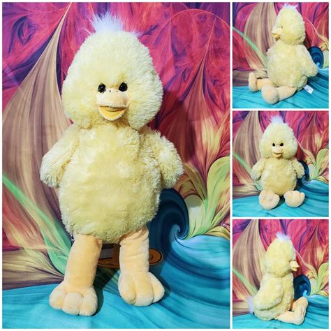 Build A Bear Baby Chick Duck 16 Yellow Orange Plush BABW Stuffed ...