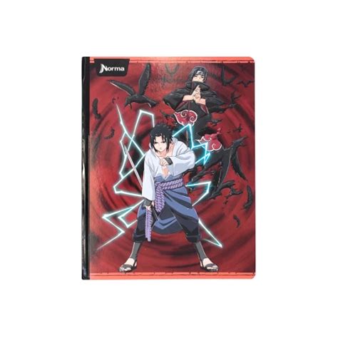 Cuaderno Cosido Hojas Cuadriculado Naruto Rayo Tienda Norma