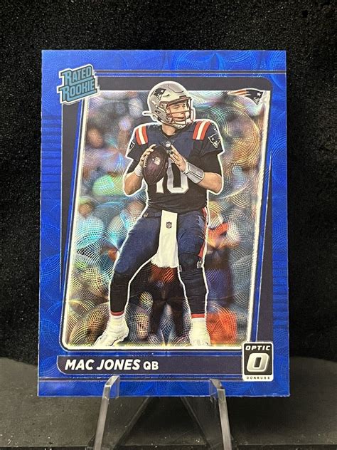 2021 Panini Optic Rated Rookie Blue Scope Prizm 206 Mac Jones RC