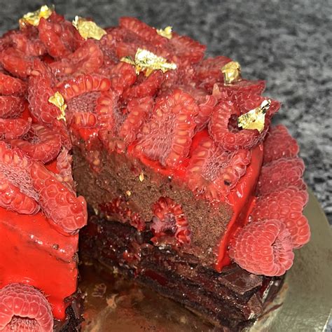 Entremet Chocolat Framboise Sans Gluten Ni Lactose Adrien Rousseau