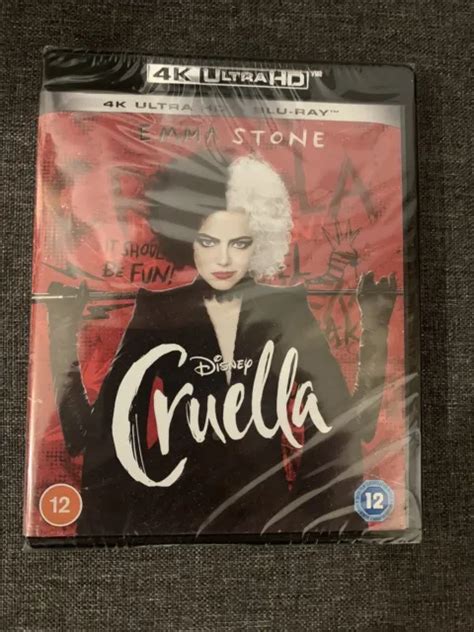 Cruella K Ultra Hd Blu Ray Brand New And Sealed Double Disc Set