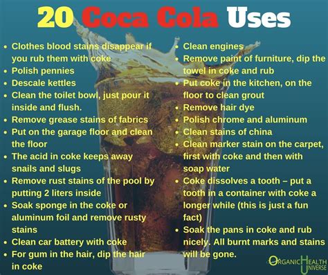 20 Coke Cola Uses - Courageous Christian Father