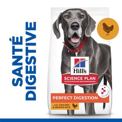 Hill S Adult Perfect Digestion Large Au Poulet Riz Brun Pour Chien