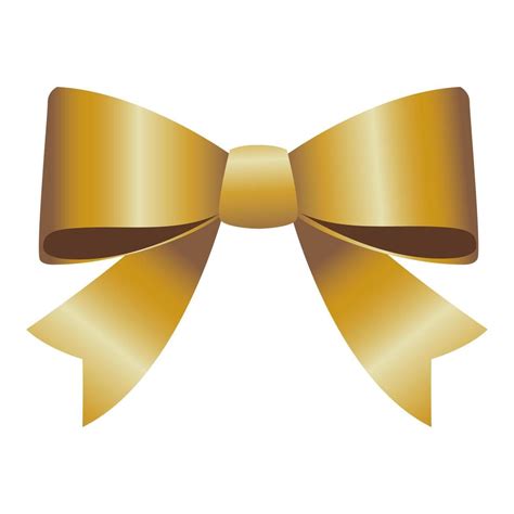 happy merry christmas golden bow ribbon icon 2500610 Vector Art at Vecteezy