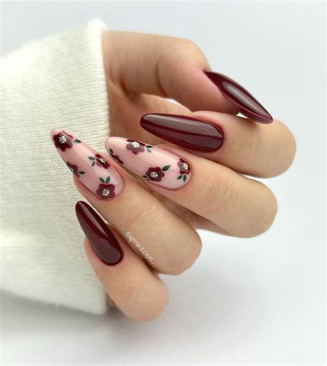 18 Burgundy Nail Ideas Youre Going To Obsess Over Fame And Frills
