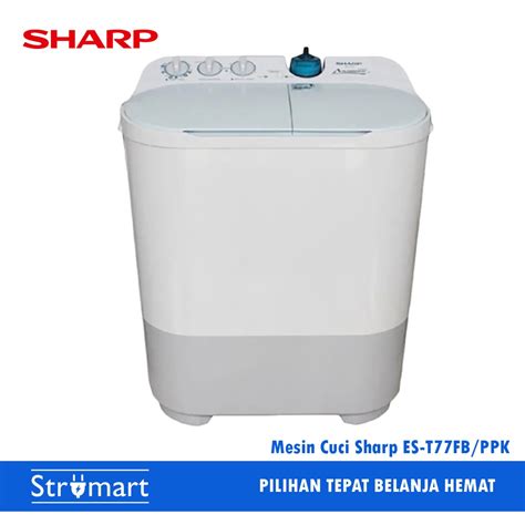 Jual Mesin Cuci Sharp Es T Fb Ppk Tabung Twin Tube Kg Shopee