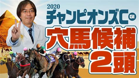 【チャンピオンズカップ 2020】クリソベリルと一緒に来ても好配当 東大卒水上学が見つけた穴馬候補！【競馬】 Youtube