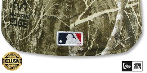 Los Angeles Angels Mlb Team Basic Realtree Camo Fitted Hat