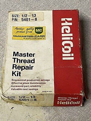 Helicoil Master Thread Repair Kit Ebay