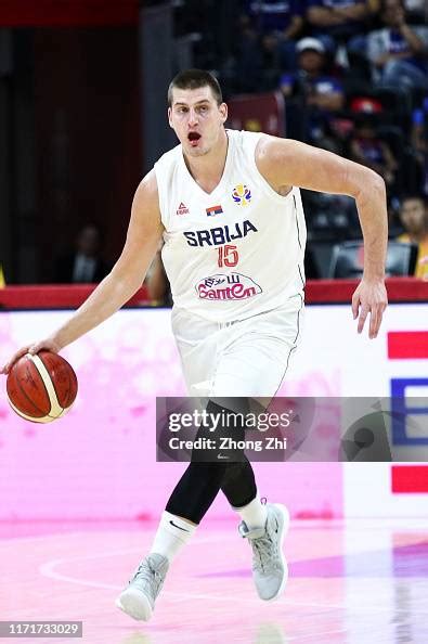 Nikola Jokic of the Serbia National Team in action during the match ...