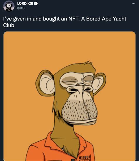 Ksi Buys A Bored Ape Nft Bored Ape Yacht Club Know Your Meme