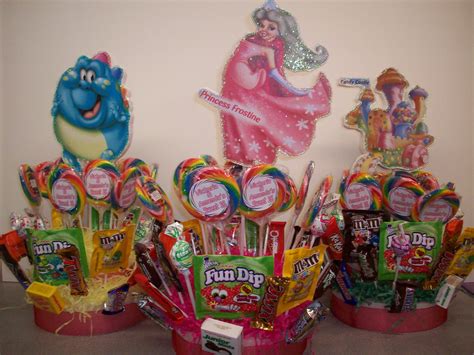 Candy Land Centerpiece With Tiers Of Candy Candy Land Birthday Party