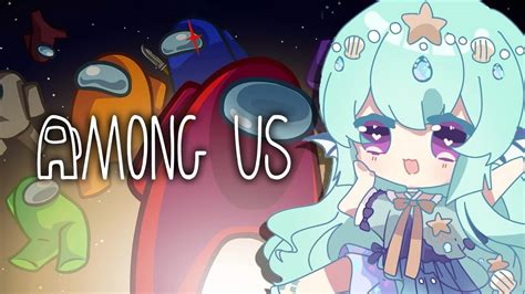 AMONG US Sus NIJISANJI EN Finana Ryugu Collab Ft VShojo Shoto