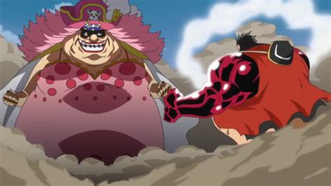 원피스 841화 애니 기어4 루피 VS 사황 빅 맘 One Piece Luffy vs Big mam full fight