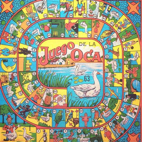 Juego De La Oca Juegos Antiguos Juegos Laberintos