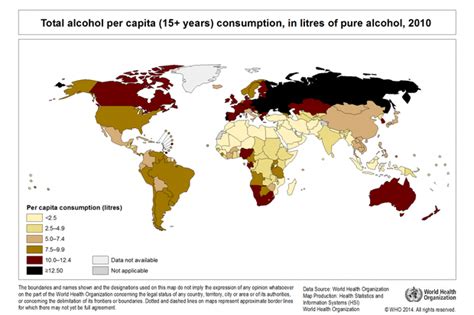 Veja O Mapa Do Consumo De álcool Em Todo O Mundo Gq Bebidas