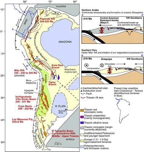 Simplified Illustration Of The Distribution Of Triassic Extensional Download Scientific Diagram