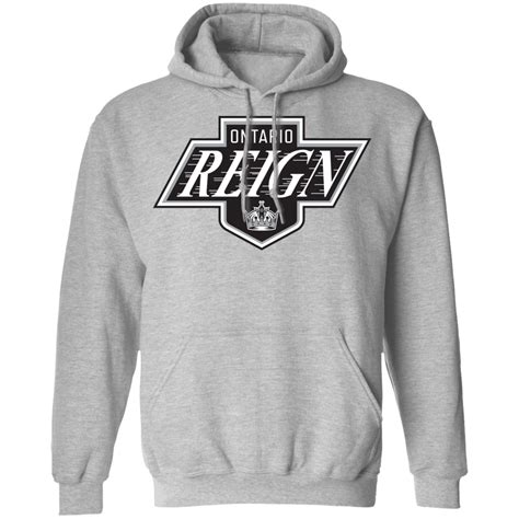 Ontario Reign Logo Pullover Hoodie - Happy Spring Tee