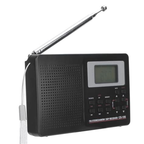 Tmishion Radio Portable Cs Radio Pleine Bande Mini R Cepteur Fm Am