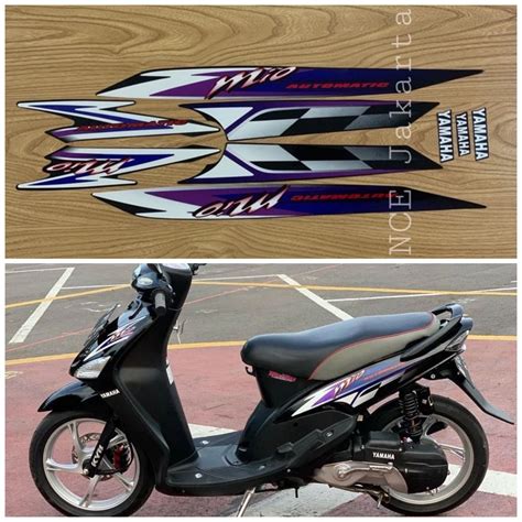 Stiker Striping Mio Sporty Hitam Lazada Indonesia