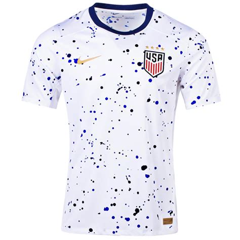 Nike Mens United States 4 Star Home Jersey 2324 Whiteloyal Blue