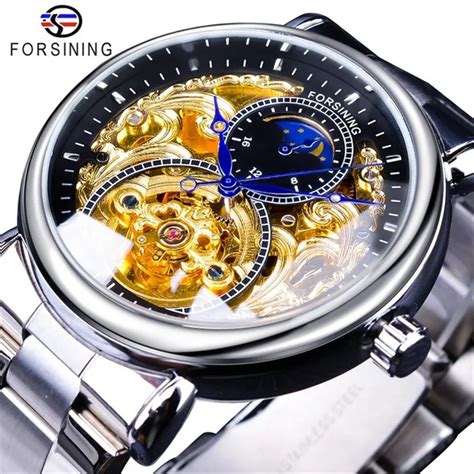 Forsining Top Brand Luxury Skeleton Automatic Mechanical Watch For Men