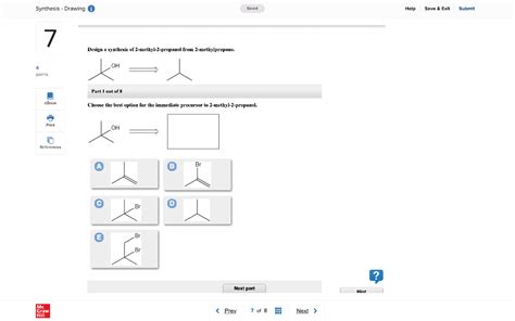 Solved Design I Synthesis Of Methyl Propanol From